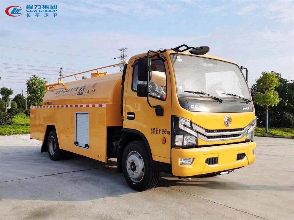 高壓清洗車-程力疏通下水管道國六8立方高壓清洗車藍(lán)牌廠家價(jià)格